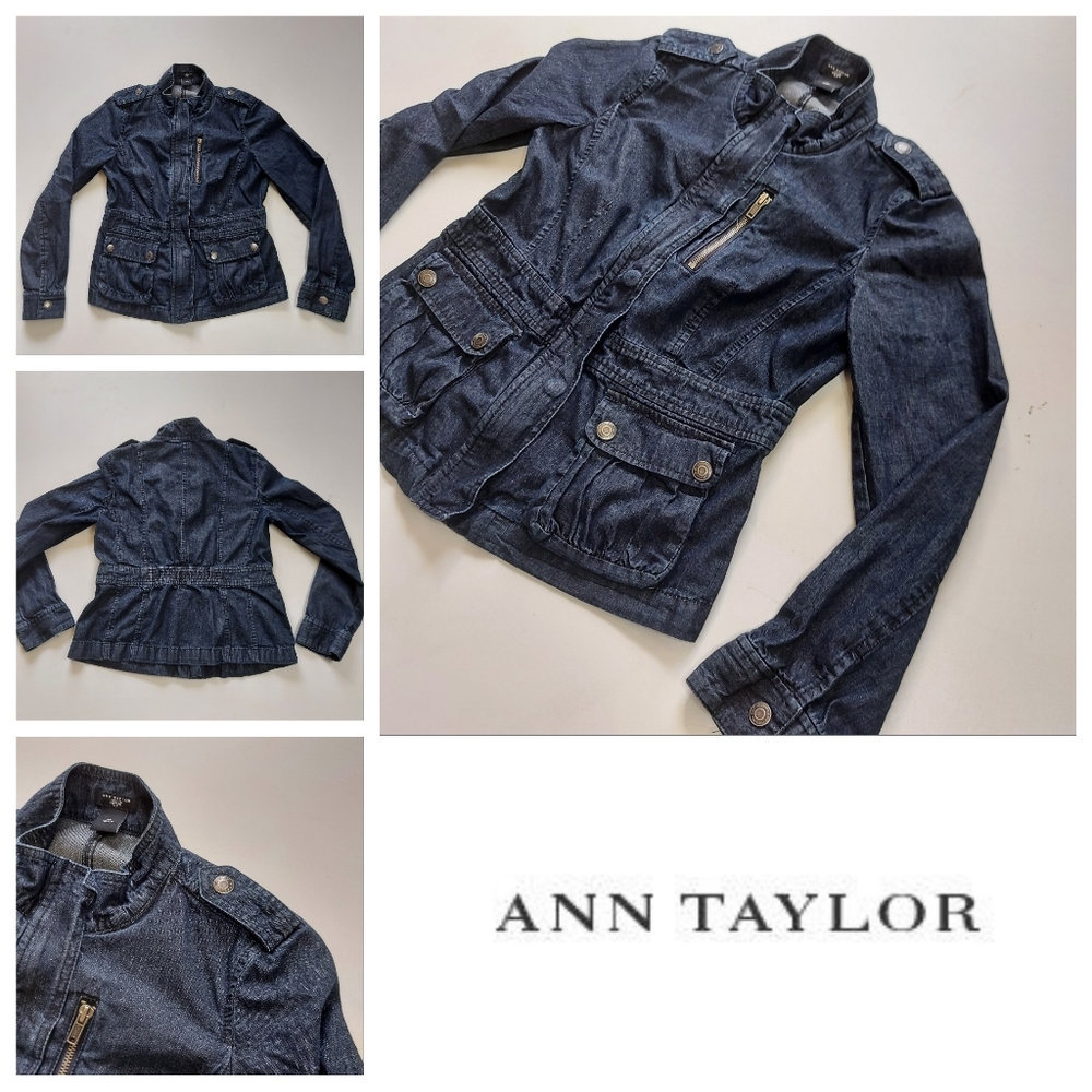 Ann Taylor Jean Jacket Women's Small